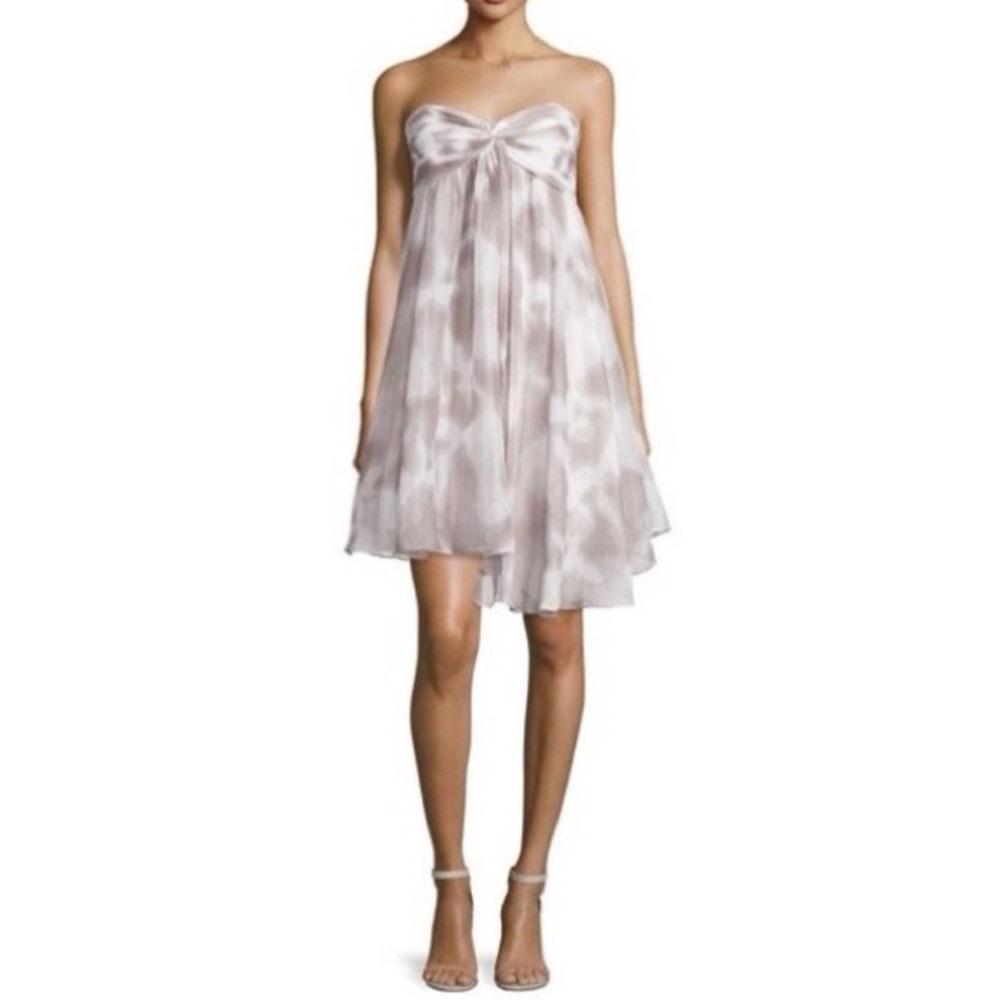 Halston Heritage Strapless Ruffled Sweetheart Dre… - image 1